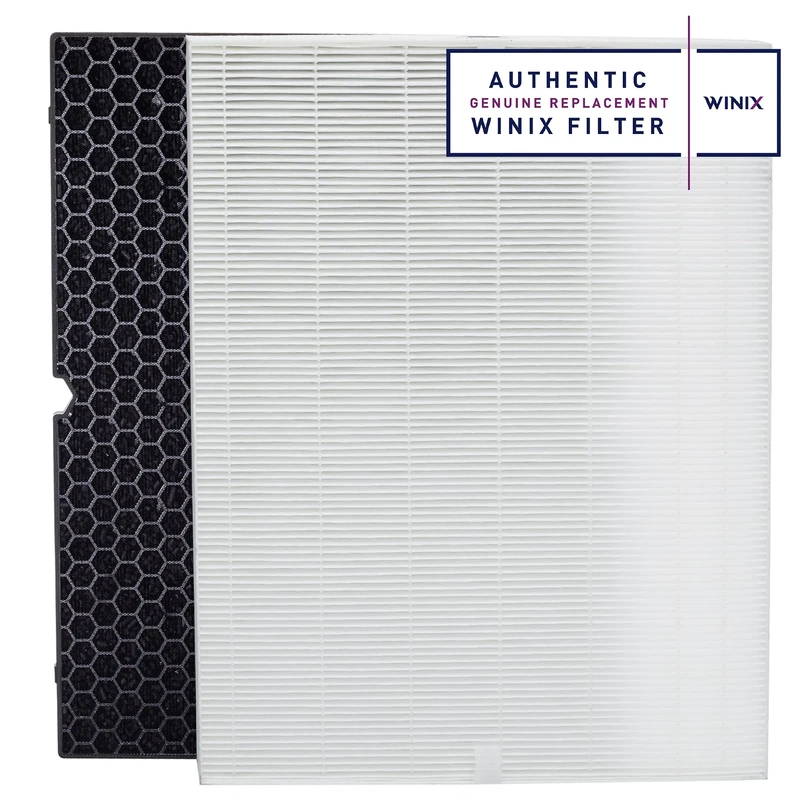 Genuine Winix 116130 Replacement Filter H for 5500-2 Air Purifier , 16.25"L x 12.5"W x 1.5"Th, White, Packaging May Vary