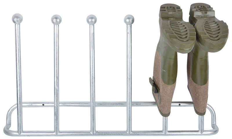 Esschert Design Galvanised Metal Boot Rack