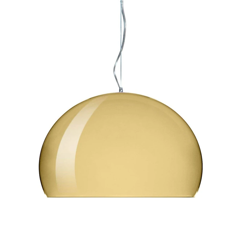 Kartell" Small Fly Metal Lamp, E27, 15 W, Gold