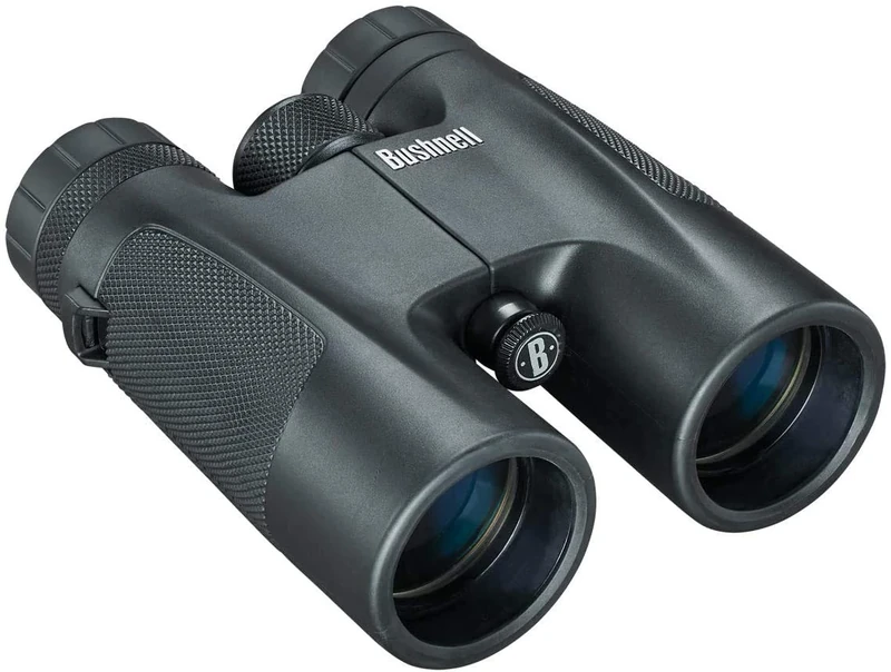Bushnell - Powerview - Binoculars 10 x 42 - Black - Prism Roof - Robust Design - Clear View - Compact, with Various Uses - 141042