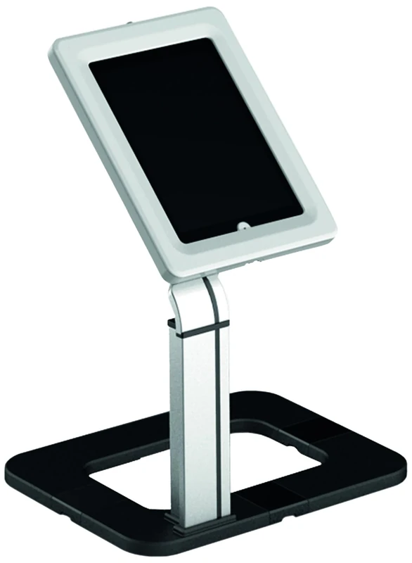 PureMounts PDS 5500 Universal Stand for Tablet and 24.63 10.1 inch Convertible Tablet (9.7); Adjustable Interior, Detachable Case – Height 485 mm Black/Silver