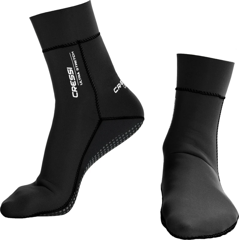 Cressi Ultra Stretch Socks - Black, Size 9/12