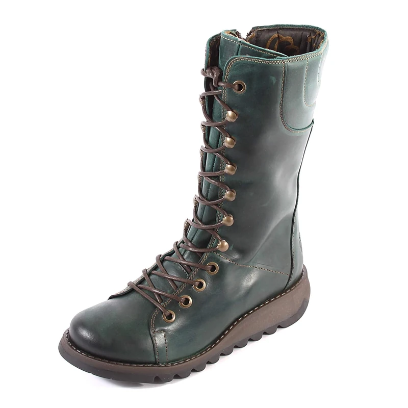 Fly London STER768FLY, Womens Boots, Green (Petrol), 3 (36 EU)