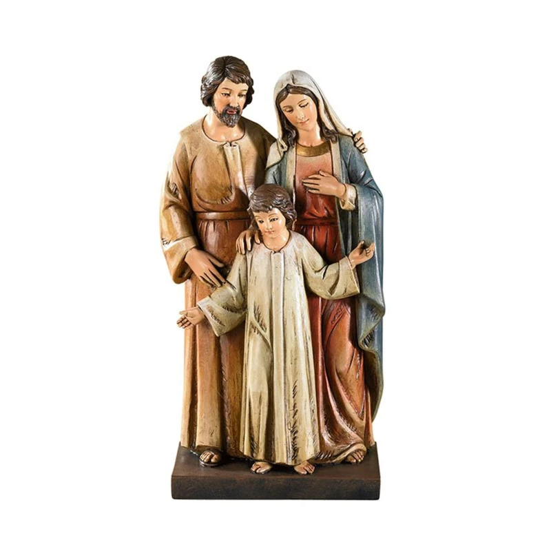 Avalon Gallery Catholic Saints Figurine - Toscana Collection Religious Statue, 8" H, Holy Family