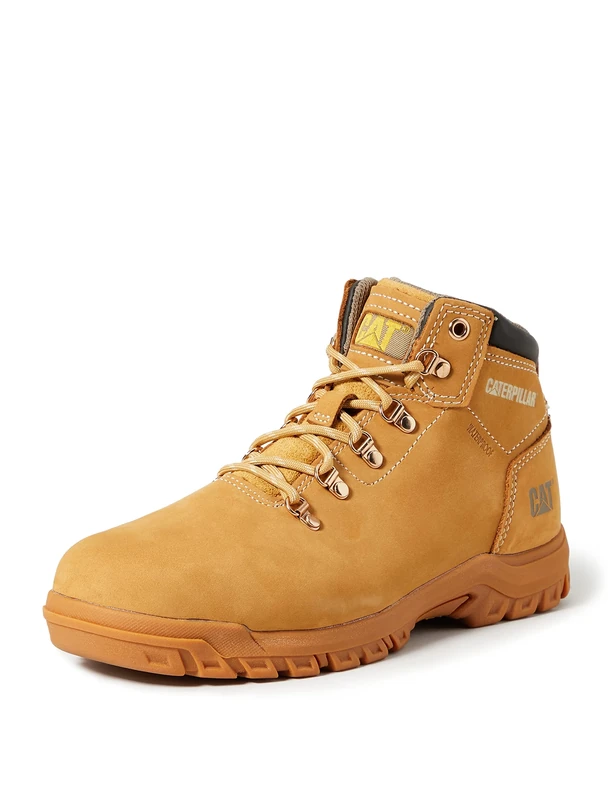 Caterpillar Women's Cat Mae Work Boots, Beige (Honey 002), 3 UK
