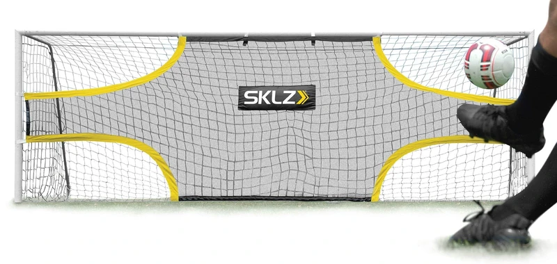 SKLZ GoalShot, Football Goal Target Net, Football Training Equipment, Football Games, Size 24'' x 8'' / 61cm x 20cm, Black (2786)