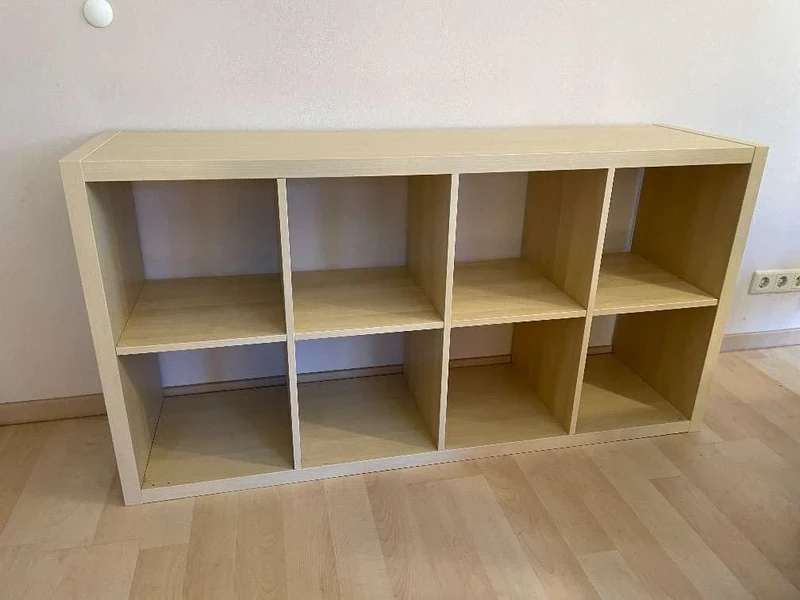 Ikea Kallax 8 Shelf Rectangle Oak