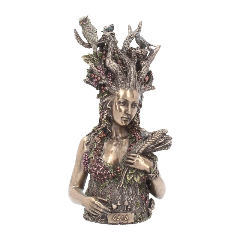 Nemesis Now Gaia Bust Figurine 30cm Bronze