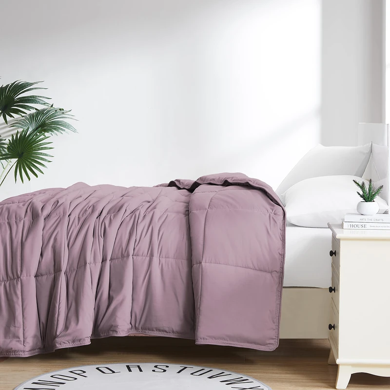 Southshore Fine Living, Inc. Queen Size Comforter Sets, Full Size Duvet Insert, Down-Alternative Comforter/Bedspread, Soft, Fluffy Bedding, Lavender