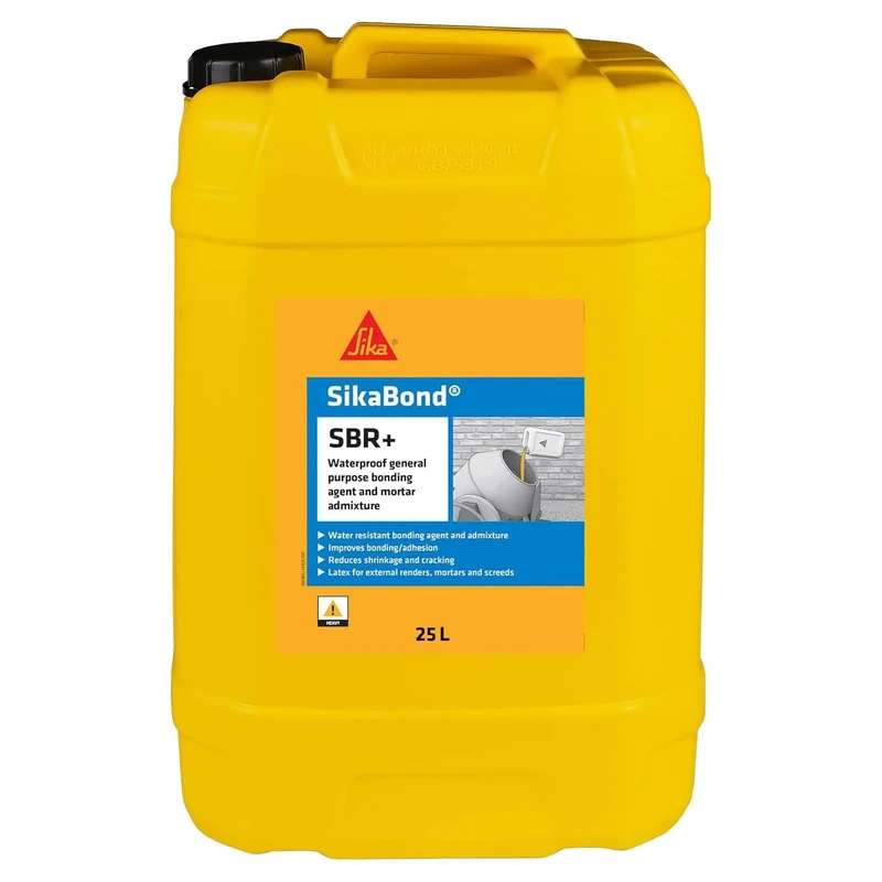 Sika SikaBond SBR+ Waterproof General Purpose Bonding Agent and Mortar Admixture – Water Resistant – Clear – 25 Litre