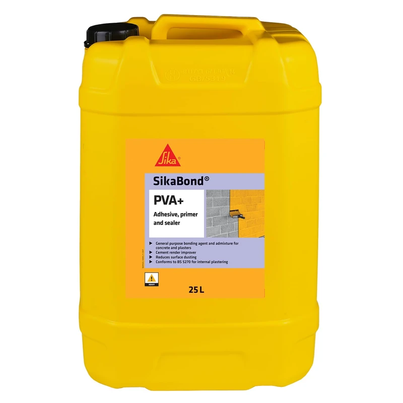 Sika – SikaBond PVA+, General Purpose Adhesive, Primer and Sealer – Easy to Use – British Standards Approved – 25 Litre