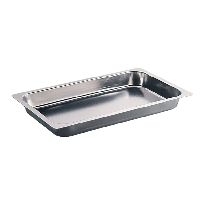 Bourgeat K090 Gastronorm Roasting Dish, 1/1, Stainless Steel, 325 mm Width x 530 mm Length x 20 mm Deep