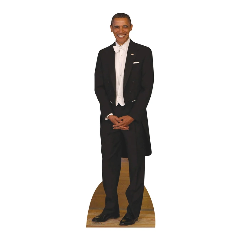 STAR CUTOUTS SC2014 Former President Obama American Politician Great for Fans, Parties and Collectors Height 188cm