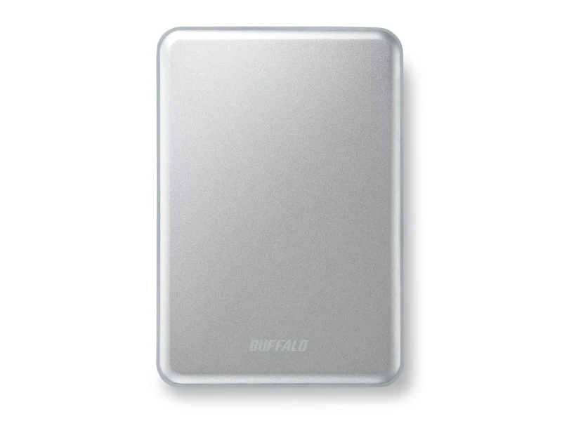 Buffalo 1TB MiniStation Slim USB 3.0 2.5" 8.8mm Hard Drive - Silver