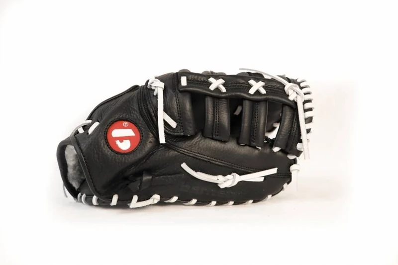 GL-301 REG competition 1er baser baseball glove, genuine leather, adult, black