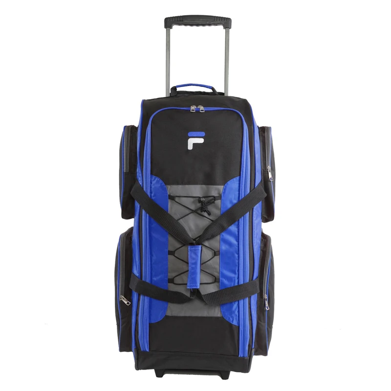 Fila 32" Large Lightweight Rolling Duffel Bag, Blue, One Size