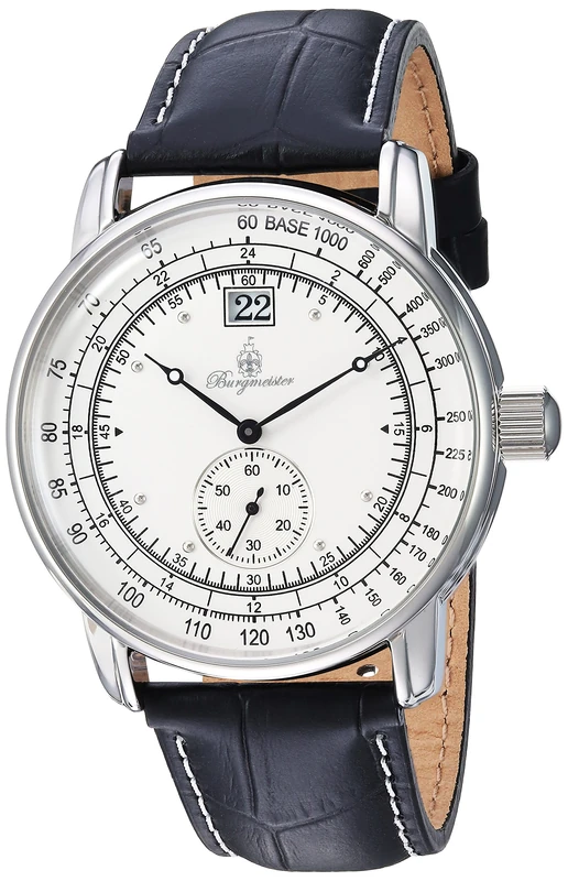 Burgmeister Men's Analogue Quartz Watch with Leather Strap BM333-182