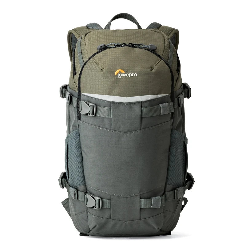 Lowepro LP37014-PWW, Flipside Trek BP 250 AW Backpack Camera With ActiveZone Suspension System, Tablet Compartment, Grey/Dark Green