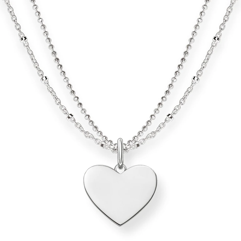 Thomas Sabo necklace heart 925 sterling silver LBKE0004-001-12-L45V
