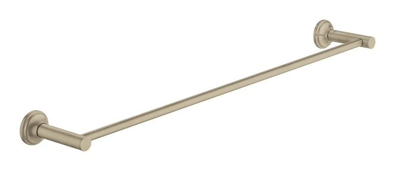 Grohe Essentials Authentic Badetuchhalter, 1 Stück, nickel gebürstet, 40653EN1