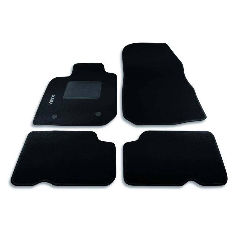 Bottari 39037 Custom Mat Velvet, Black, Set of 4