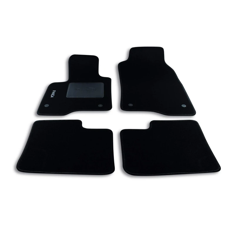 Bottari 39039 Custom Mat Velvet, Black, Set of 4