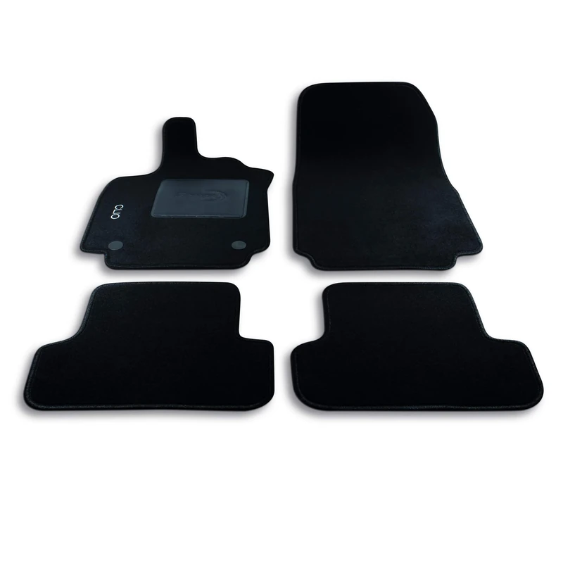 Bottari 39084 Custom Mat Velvet, Black, Set of 4