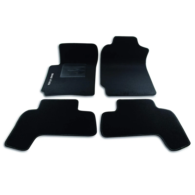 Bottari 39096 Custom Mat Velvet, Black, Set of 4