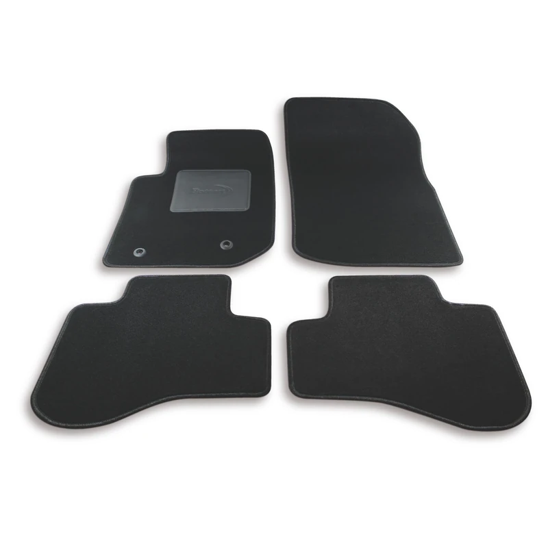 Bottari 39098 Custom Mat Velvet, Black, Set of 4