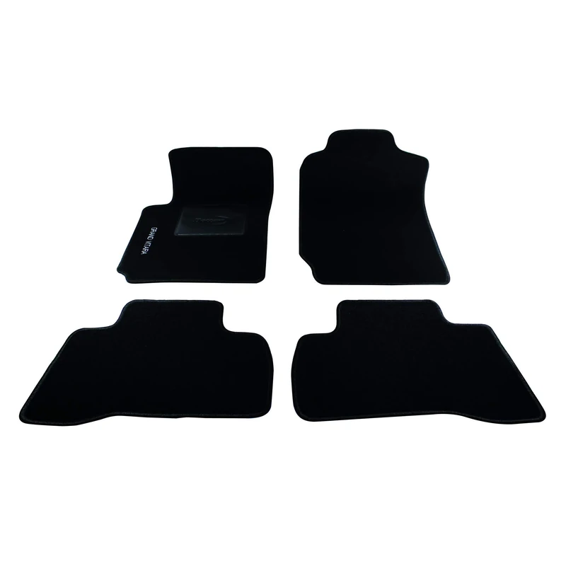 Bottari 39097 Custom Mat Velvet, Black, Set of 4