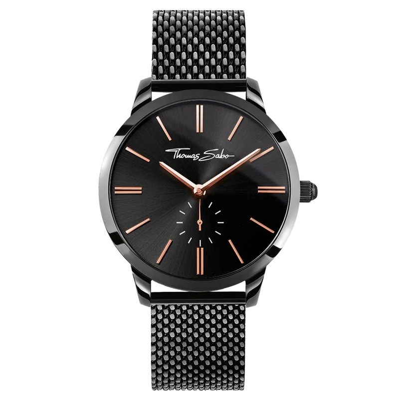 Thomas Sabo Women Watch Glam Spirit Black Analogue Quartz Stainless Steel WA0277-202-203-33 - Image 1