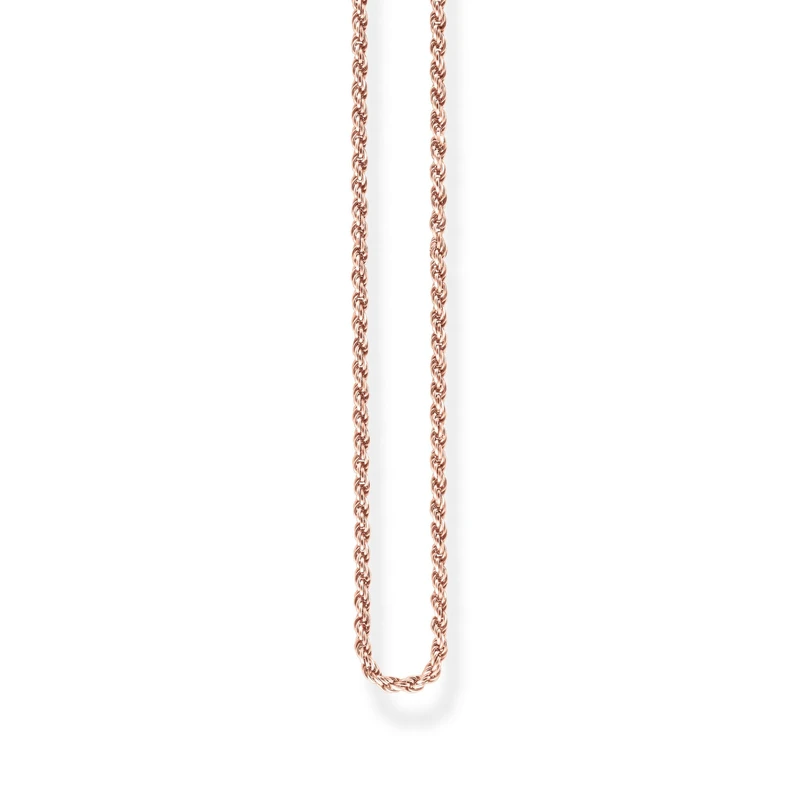 Thomas Sabo cord necklace gold-plated silver KE1348-415-12-L40