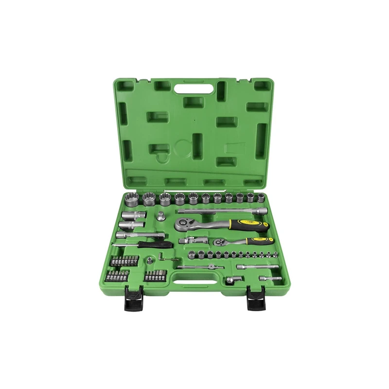 JBM® 52722 Tools Spline Socket Set 1/4 "1/2 61 Pieces