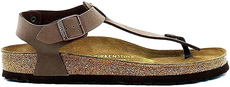 Birkenstock 47211 Kairo Birko-Flor Nubuk Unisex Sandals, Mocca, 7 UK