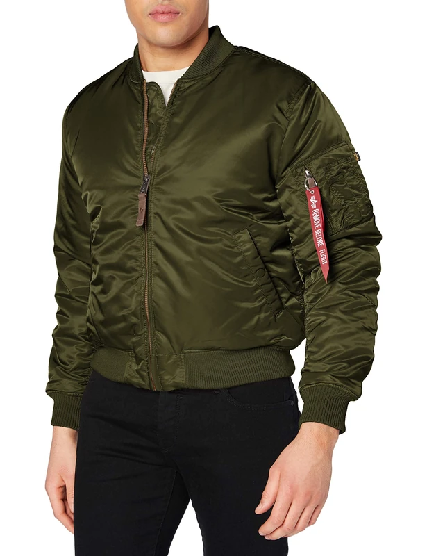 Alpha Industries MA-1 VF 59 Bomber Jacket for Men Dark Green