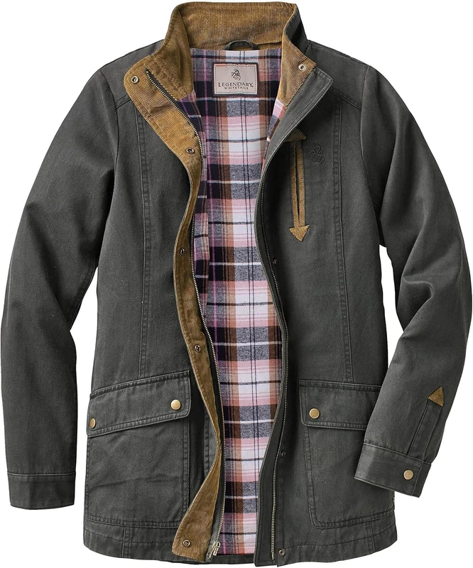 Legendary Whitetails Women's Standard Saddle Country Shirt Jacket, Tarmac, Small