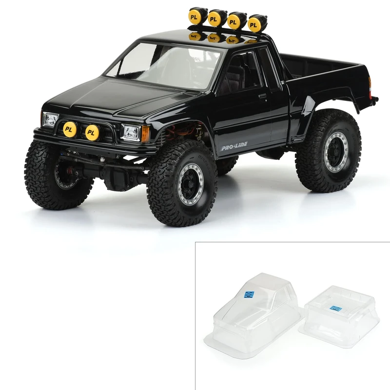 Pro-Line 1/10 1985 Toyota HiLux SR5 Clear Body 12.3 Inch (313 mm) Wheelbase Crwlrs