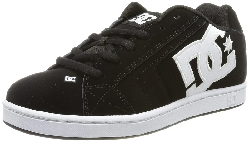 Dc Shoes Men's Net-Leather Shoes Sneaker, Schwarz, 5.5 UK