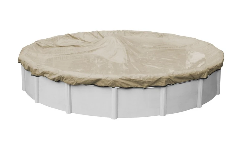 Robelle 3124-4 Pool Cover for Winter, Premium, 24 ft Above Ground Pools