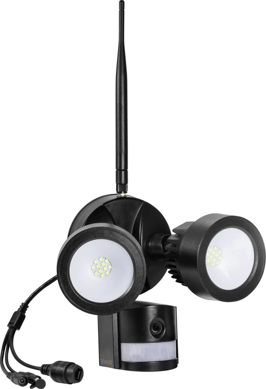 Technaxx IP-Cam HD Outdoor with LED Floodlight TX-83, WiFi outdoor camera including LED Floodlight lighting