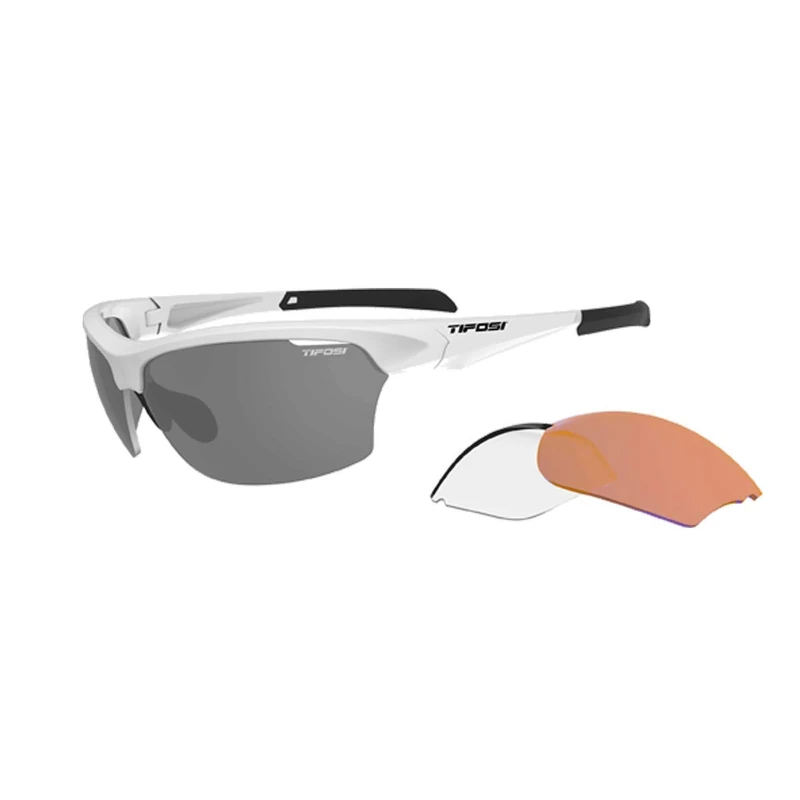 Tifosi Intense Interchangeable Lens Sunglasses - Matt White
