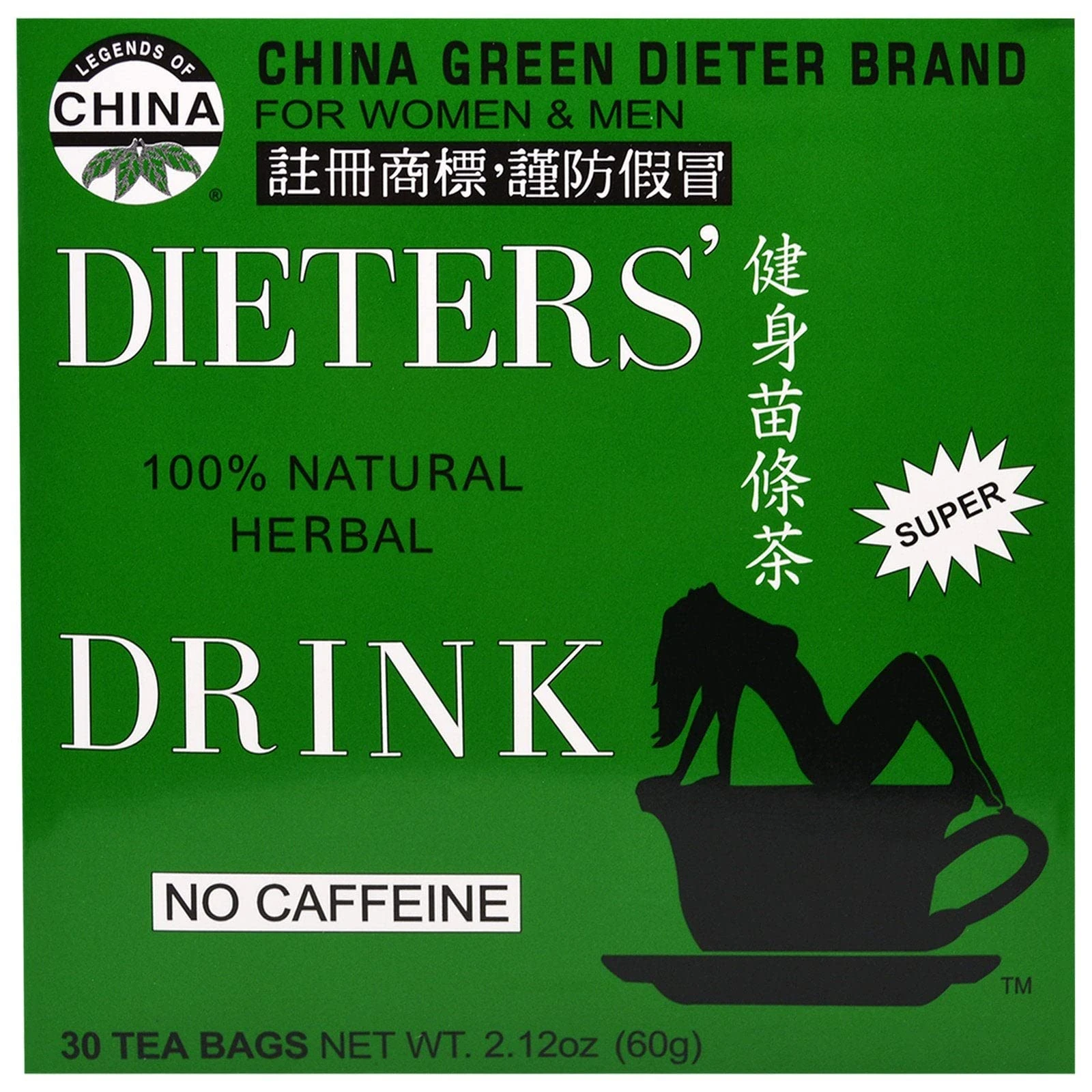 UNCLE LEE'S TEA DIETERS TEA FOR WT LOSS, 30 BAG by Uncle Lee's Tea