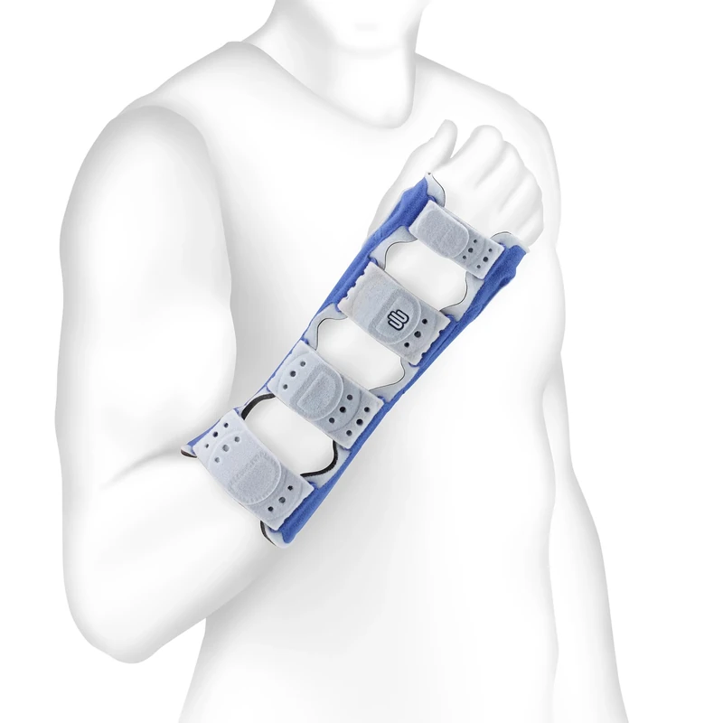 BAUERFEIND Orth MANULOC Rhizo Long Handg Stabilorth li Size 2 Titanium 270 g