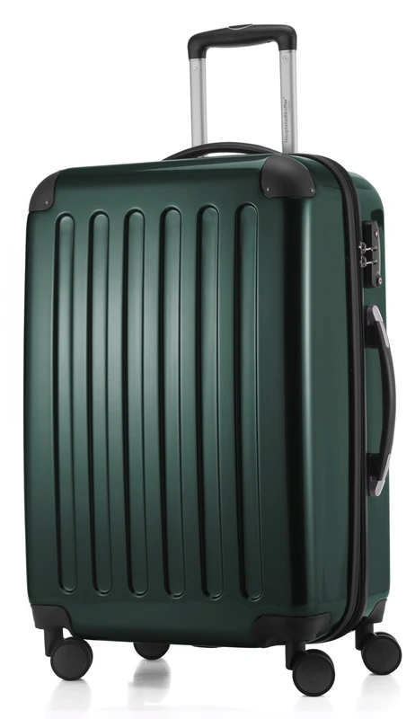 Hauptstadtkoffer - Alex - Hardshell Suitcase, Medium Size Luggage, 4 Double Wheels, TSA, 65 cm, 74 liters, DarkGreen