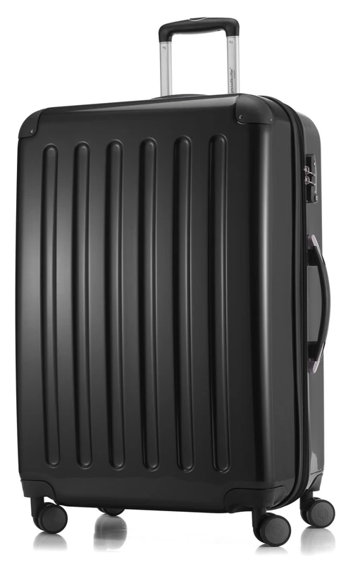 Hauptstadtkoffer - Alex - Hardshell Suitcase, Large Luggage, 4 Double Wheels, TSA, 75 cm, 119 liters, Black