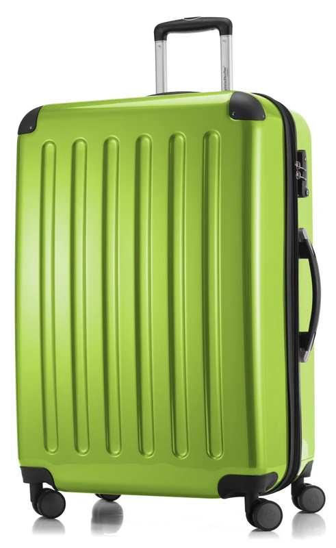 HAUPTSTADTKOFFER - ALEX - Hardshell suitcase, Large luggage, 4 double wheels, TSA, 75 cm, 119 liters, Applegreen