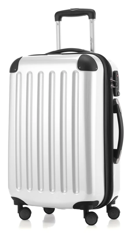 Hauptstadtkoffer - Alex - Hardshell Hand Luggage, Cabin Suitcase, 4 Double Wheels, TSA, 55 cm, 42 liters, White