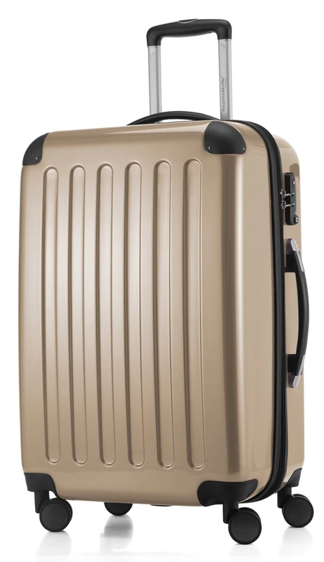 Hauptstadtkoffer - Alex - Hardshell Suitcase, Medium Size Luggage, 4 Double Wheels, TSA, 65 cm, 74 liters, Champagne
