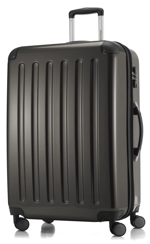 Hauptstadtkoffer - Alex - Hardshell Suitcase, Large Luggage, 4 Double Wheels, TSA, 75 cm, 119 liters, Graphite