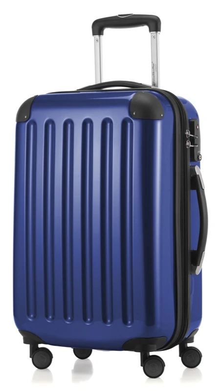 Hauptstadtkoffer - Alex - Hardshell Hand Luggage, Cabin Suitcase, 4 Double Wheels, TSA, 55 cm, 42 liters, Darkblue